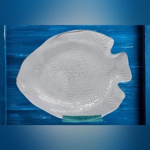 Arcoroc France Arcopal Fish Large 16" Serving Platter